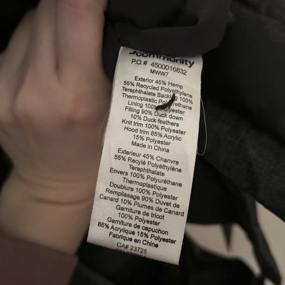 Aritzia Community Hemp Parka Coat with Faux Fur Coat - Picture 4 of 10